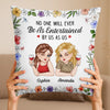 Custom Pillow - Personalized Best Friend Birthday Gifts For Women, Besties, Sisters, BFF - Zero Judgement, Only Refills