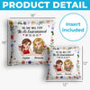 Custom Pillow - Personalized Best Friend Birthday Gifts For Women, Besties, Sisters, BFF - Zero Judgement, Only Refills