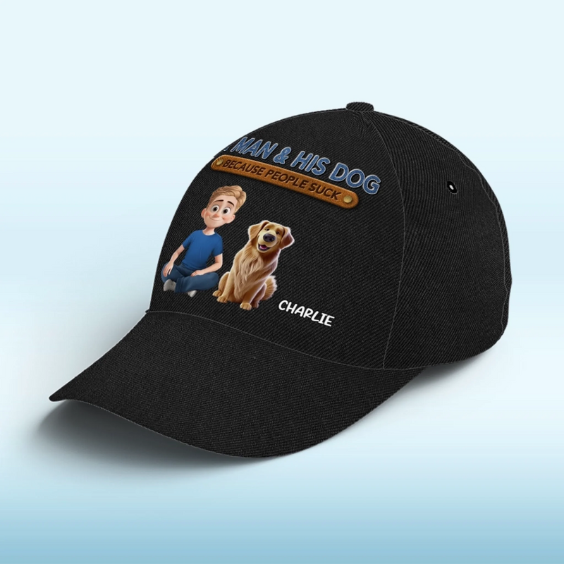 Custom Hat, All Over Print Classic Cap - Personalized Birthday Gifts For Dog Lovers, Dog Dad And Mom - The Pack’s Favorite Human