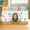 Custom Classroom Decor Book Storage Organizer - Personalized Back To School Gifts For Teachers - Teach Them, Love Them, Watch Them Grow