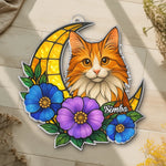 Custom Pet Photo Cat Lover Gifts - Personalized Acrylic Suncatcher Ornament