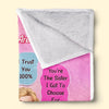 Custom Blanket - Personalized Best Friend Birthday Gifts For Women, Besties, Sisters, BFF - 10 Reasons You Are My Bestie