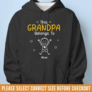 Custom Unisex T-shirt, Premium T-shirt, Hoodie - Personalized Birthday Gifts For Dad, Grandpa - Promoted To Grandpa