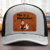 Custom Shaped Leather Patch Hat - Personalized Birthday Gifts For Dog Lovers, Dog Dad And Mom - Treat Dealer
