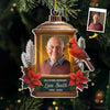 Custom Photo Acrylic Ornament - Personalized Memorial Sympathy Gifts For Loss Of Mom, Dad - Guided By Your Light
