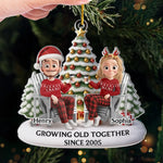 Custom Acrylic Ornament - Personalized Anniversary Christmas Wedding Gifts For Couple - Forever My Christmas Date