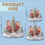 Custom Acrylic Ornament - Personalized Anniversary Christmas Wedding Gifts For Couple - Forever My Christmas Date