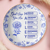Custom Full-Print Round Jewelry Dish - Personalized Best Friend Birthday Gifts For Women, Besties, Sisters, BFF - Faith Defines You
