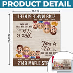 Custom Magnetic Mailbox Cover - Personalized  Birthday Gifts For Mom, Dad, Kids - Addressed With Love