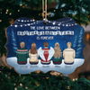 Custom Wood Ornament - Personalized Christmas Birthday Gifts For Brother, Sister - Siblings Bound By Love