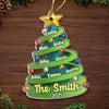Custom Acrylic Ornament - Personalized Christmas Birthday Gifts For Mom, Dad, Kids - Our Family Tree