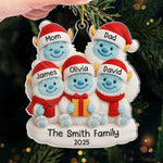 Custom Name Christmas Family Gifts - Personalized Ornament