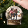 Custom Acrylic Ornament - Personalized Christmas Best Friend Birthday Gifts For Women, Besties, Sisters, BFF - Blessed With Friends