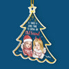 Custom Acrylic Ornament - Personalized Christmas Best Friend Birthday Gifts For Women, Besties, Sisters, BFF - Growing Old Friends Together