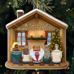 Custom Acrylic Ornament - Personalized Christmas Birthday Gifts For Brother, Sister - Side By Side Since Day One