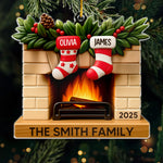 Custom Acrylic Ornament - Personalized Christmas Birthday Gifts For Family - Our Merry Stockings