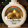 Custom Photo Candlelight Lantern Ornament - Personalized Pet Memorial Sympathy Gifts For Dogs, Cats - Until We Meet Again