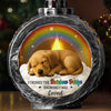 Custom Photo Candlelight Lantern Ornament - Personalized Pet Memorial Sympathy Gifts For Dogs, Cats - Until We Meet Again