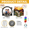 Custom Wood And Acrylic Suncatcher With Crystal Prism - Personalized Anniversary Wedding Gifts For Husband And Wife, Him And Her - Sunset Is Sweeter With You