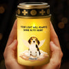 Custom Photo Solar Stake Lights - Personalized Pet Memorial Sympathy Gifts For Dogs, Cats - Your Light Still Warms My Soul