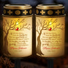 Custom Solar Stake Lights - Personalized Memorial Sympathy Gifts For Loss Of Mom, Dad - Love’s Light Never Fades