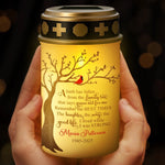 Custom Solar Stake Lights - Personalized Memorial Sympathy Gifts For Family - Love’s Light Never Fades