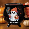 Custom 12oz Ceramic Cauldron Coffee Mug - Personalized Halloween Witchy Gifts For Besties, Sisters, BFF, Family, Yourself - Trick Or Treat Yourself