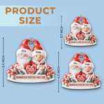 Custom Acrylic Ornament - Personalized Anniversary Christmas Wedding Gifts For Husband And Wife, Him And Her - My Happily Ever Gnome