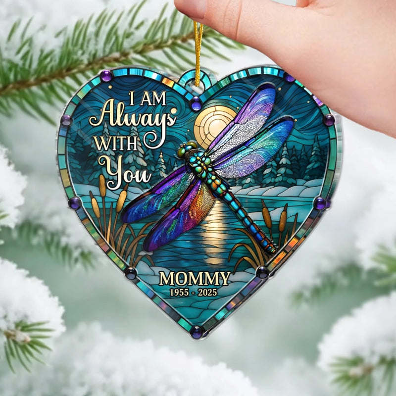 Custom Acrylic Ornament - Personalized Christmas Memorial Sympathy Gifts For Loss Of Mom, Dad - Guided By Your Spirit