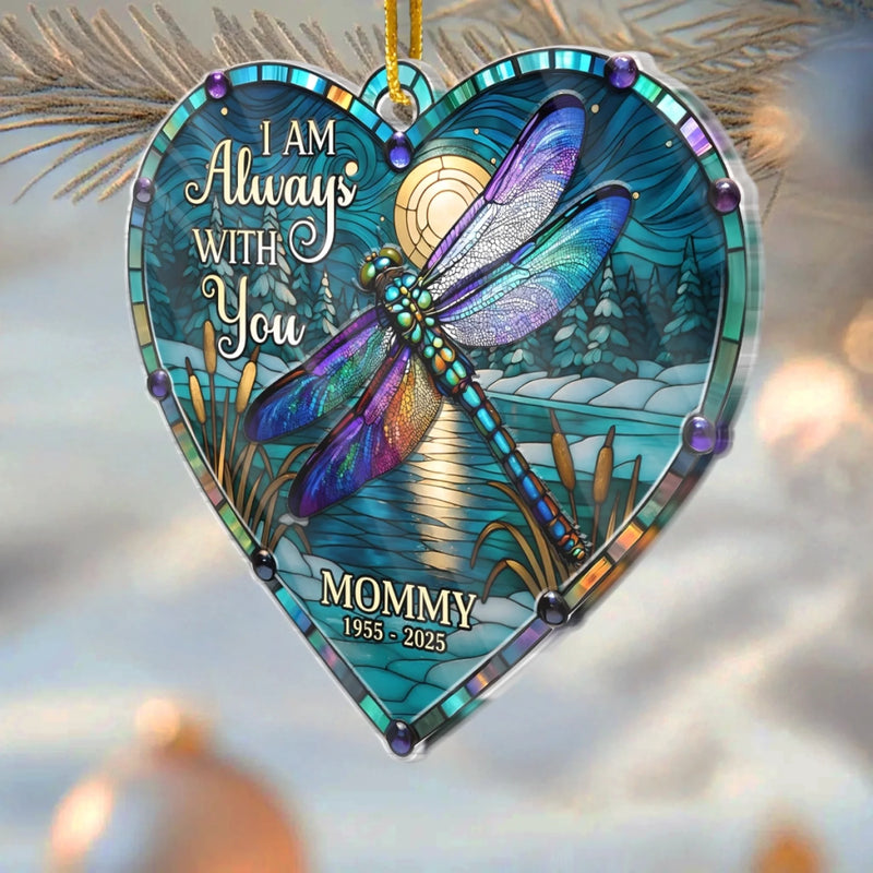 Custom Acrylic Ornament - Personalized Christmas Memorial Sympathy Gifts For Loss Of Mom, Dad - Guided By Your Spirit