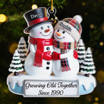 Custom Acrylic Ornament - Personalized Anniversary Christmas Wedding Gifts For Couple - Love’s Sweetest Tradition