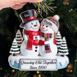 Custom Acrylic Ornament - Personalized Anniversary Christmas Wedding Gifts For Couple - Love’s Sweetest Tradition