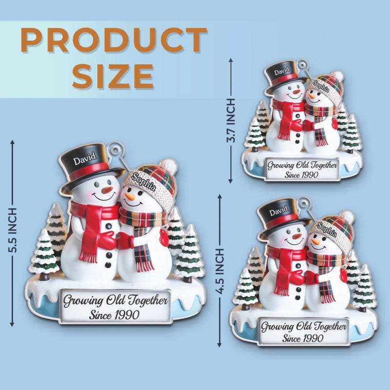 Custom Acrylic Ornament - Personalized Anniversary Christmas Wedding Gifts For Husband And Wife, Him And Her - Love’s Sweetest Tradition