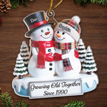Custom Acrylic Ornament - Personalized Anniversary Christmas Wedding Gifts For Couple - Love’s Sweetest Tradition