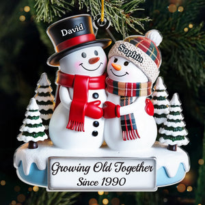 Custom Acrylic Ornament - Personalized Anniversary Christmas Wedding Gifts For Husband And Wife, Him And Her - Love’s Sweetest Tradition