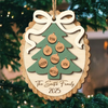 Custom Double Layer Wooden Ornament - Personalized Christmas Birthday Gifts For Mom, Dad, Kids - Family Makes It Home