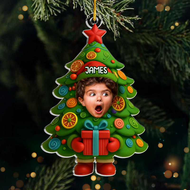 Custom Photo Acrylic Ornament - Personalized Christmas Birthday Gifts For Kids - The Cutest Christmas Surprise
