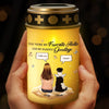 Custom Solar Stake Lights - Personalized Pet Memorial Sympathy Gifts For Dogs - My Hardest Goodbye, Forever Missed