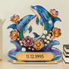Custom Acrylic Plaque - Personalized Anniversary Wedding Gifts For Husband And Wife, Him And Her - Deep Sea Love