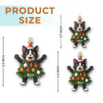 Custom Photo Acrylic Ornament - Personalized Christmas Birthday Gifts For Cat Lovers, Cat Owners - Festive Fur Real