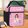 Custom Photo Kids Lunch Bag - Personalized Back To School Gifts For Kids - Ride Into Lunch With Magic