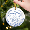 Custom Ceramic Ornament - Personalized Anniversary Christmas Wedding Gifts For Husband And Wife, Him And Her -  Forever Yours, Forever Mine