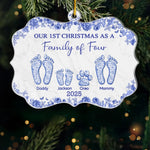Custom Benelux Shaped Acrylic Ornament - Personalized Christmas Birthday Gifts For Family - A Little Family, A Lot Of Love