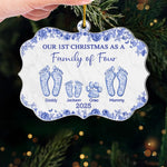Custom Benelux Shaped Acrylic Ornament - Personalized Christmas Birthday Gifts For Family - A Little Family, A Lot Of Love