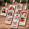 Custom Photo Double Layer Wooden Ornament - Personalized Christmas Birthday Gifts For Best Friends, Family, Coworker, Work Bestie, Husband And Wife - Merry Moments