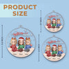 Custom Acrylic Ornament - Personalized Christmas Best Friend Birthday Gifts For Women, Besties, Sisters, BFF - Best Friends, Always And Forever