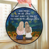 Custom Stained Glass Window Hanging Suncatcher - Personalized Best Friend Birthday Gifts For Women, Besties, Sisters, BFF - Together Is My Favorite Place
