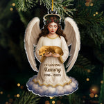 Custom Photo Acrylic Ornament - Personalized Pet Christmas Memorial Sympathy Gifts For Dogs, Cats - Until We Meet Again