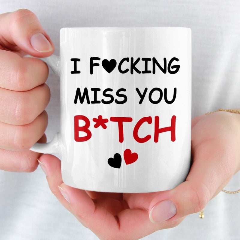 Custom Mug - Personalized Best Friend Birthday Gifts For Women, Besties, Sisters, BFF - Besties Make Life Brighter