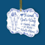 Custom Name Best Friend Christmas Gifts - Personalized Ornament
